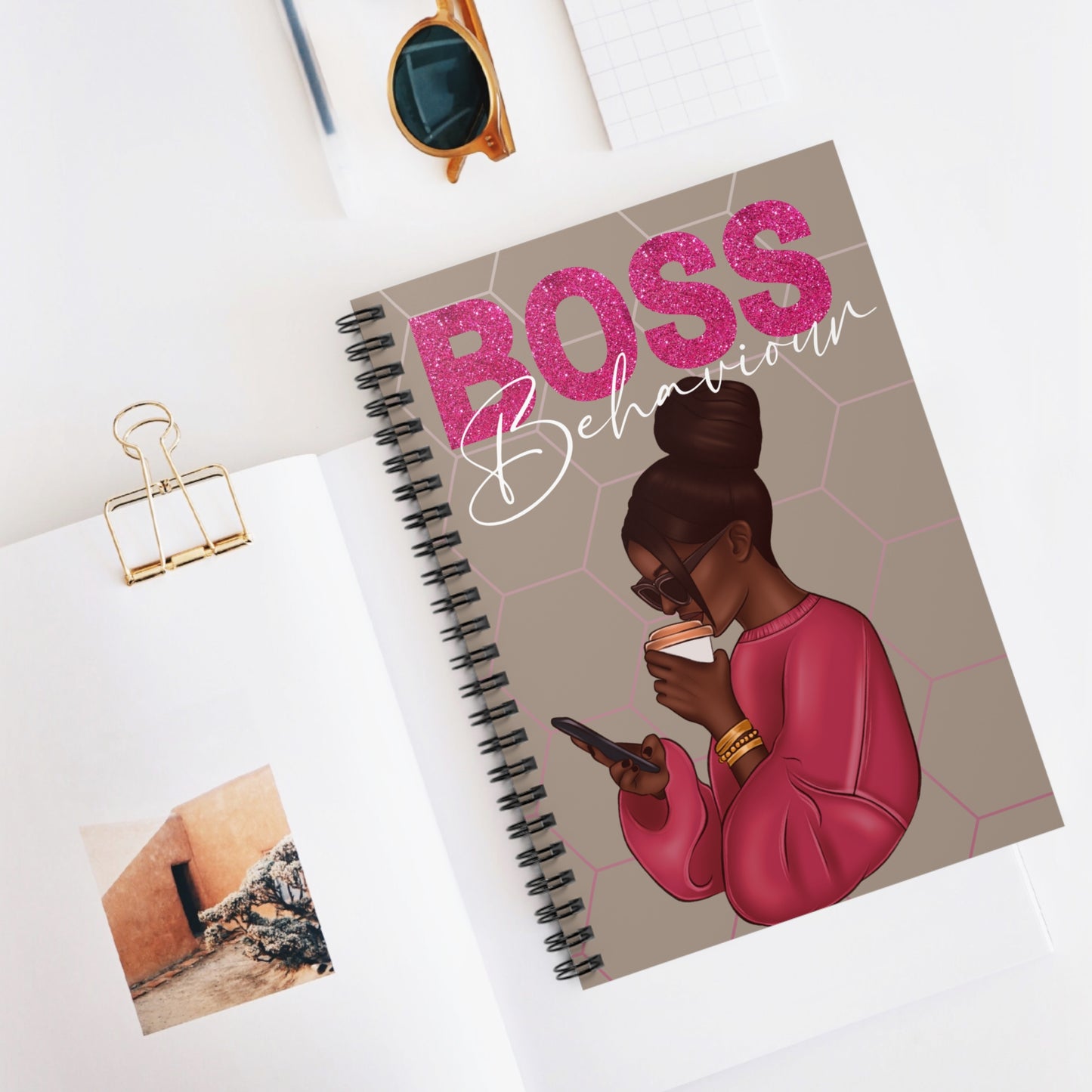 Boss Behavior Spiral Notebook