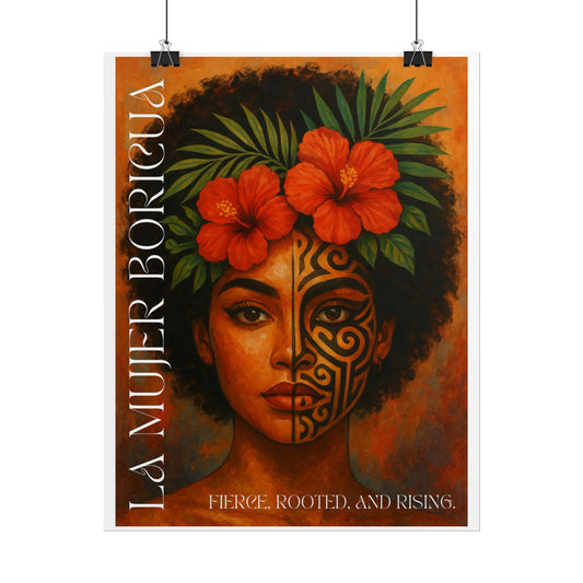 La Mujer Boricua Poster