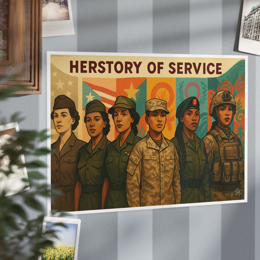 Herstory of Service Unframed Print