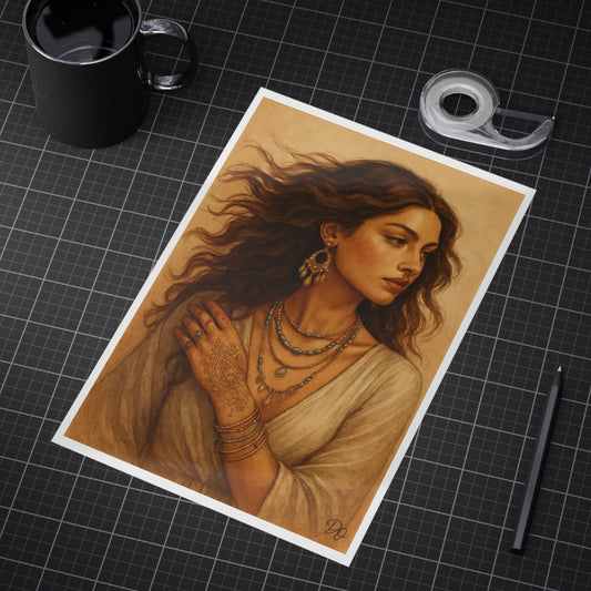 "Adornment of Her Spirit" Unframed Print