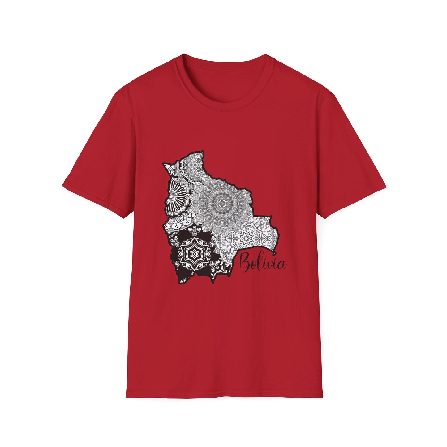 Unisex Mandala T-Shirt - Bolivia Design