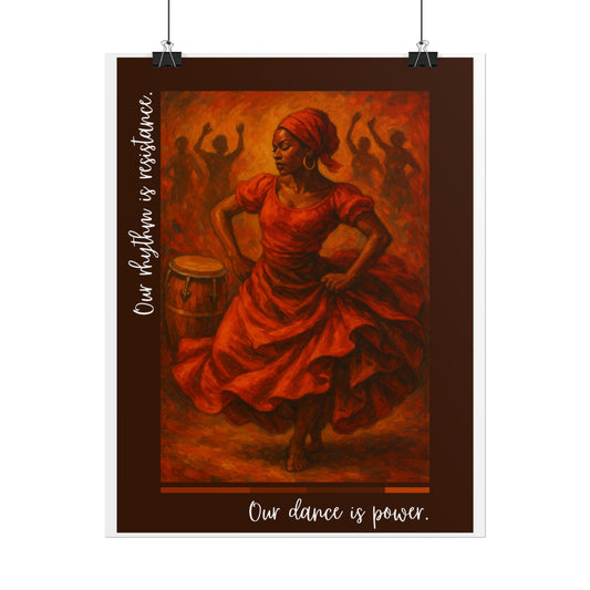 Our Rythm is Resistance Poster