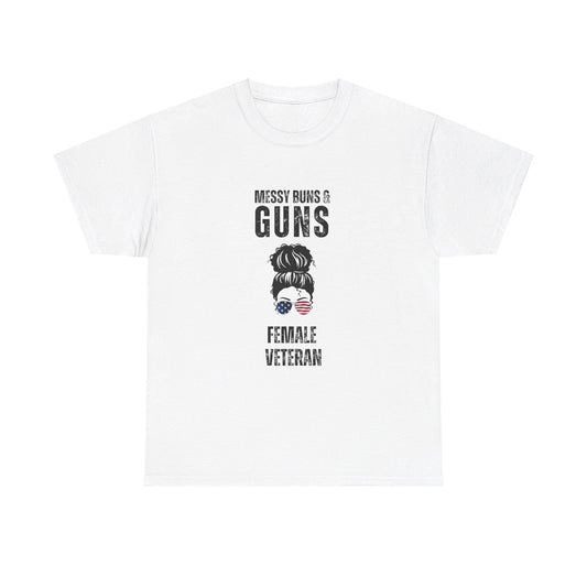 Messy Buns & Guns Tee