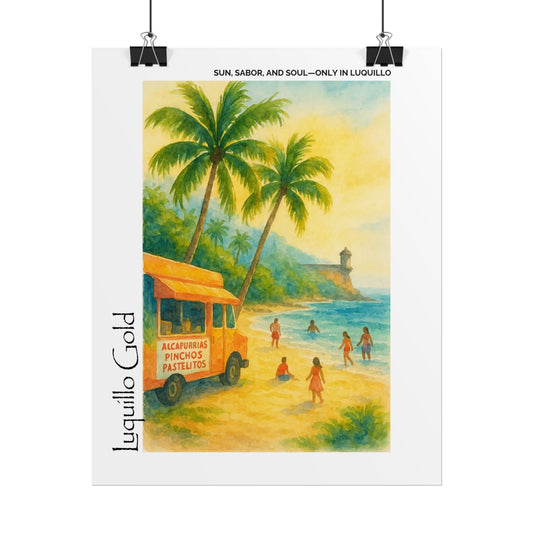 Luquillo Gold Poster