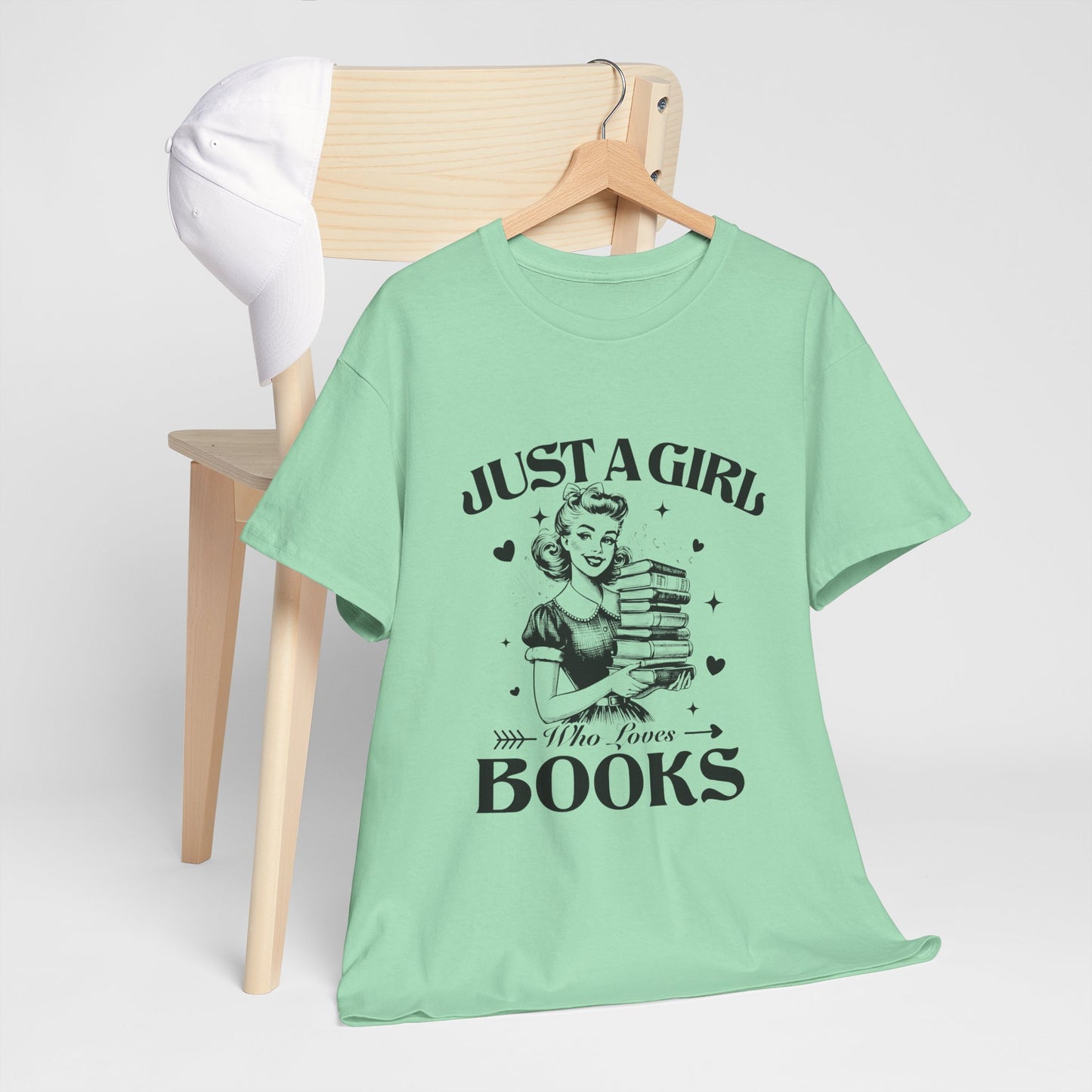 Just a Girl With Books Tee