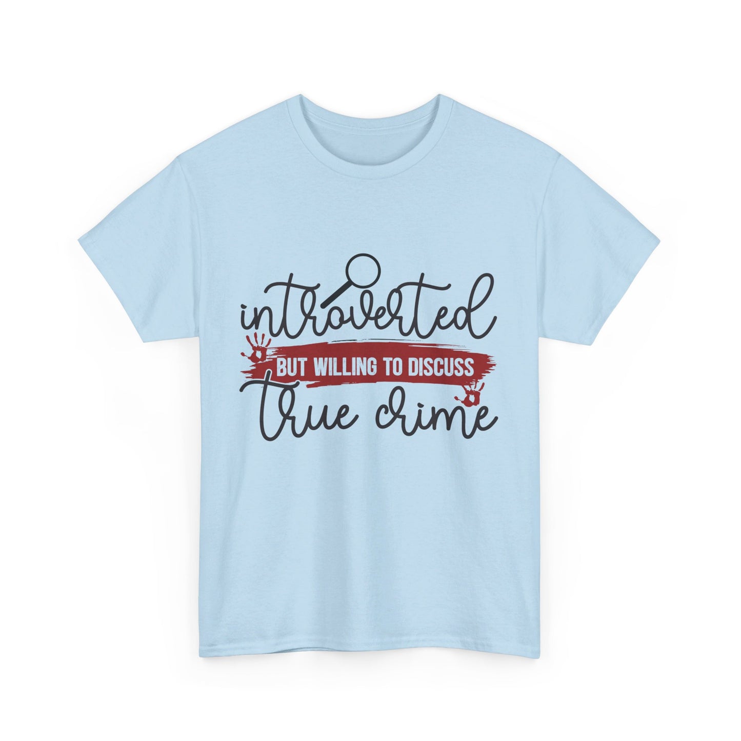 True Crime Introvert Tee