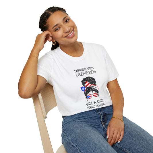 "Everybody Wants a Puerto Rican" (Curly Hair Design)